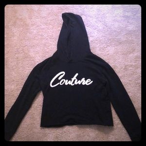 Juicy Couture cut-off hoodie